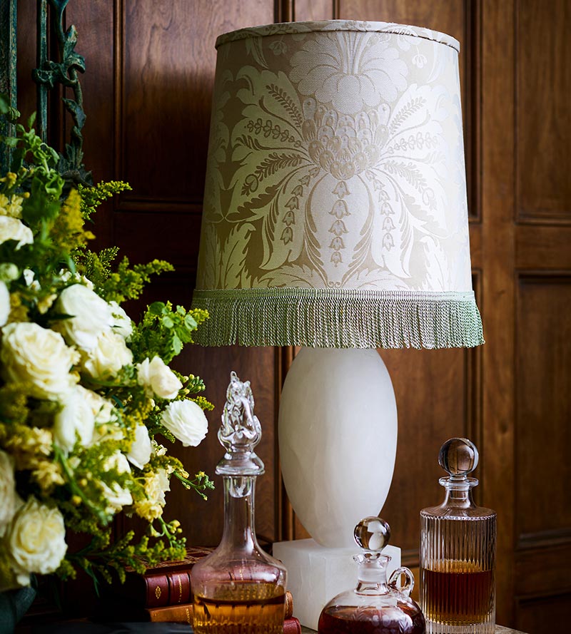 Old World Weavers Estate Damask Travertine Fabric Sample PQ18650004