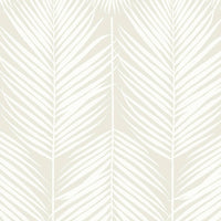 Seabrook Designs Palm Silhouette Prepasted Sea Salt Wallpaper PR11405