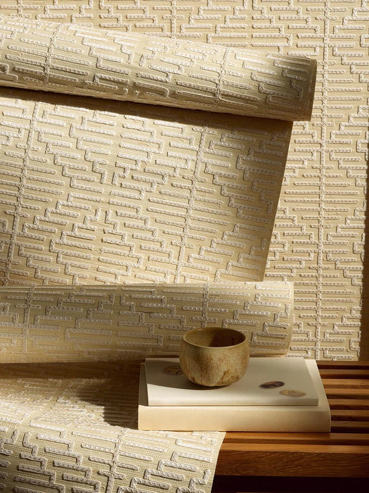 Pierre Frey Emil Vanille Wallpaper Sample FP231001