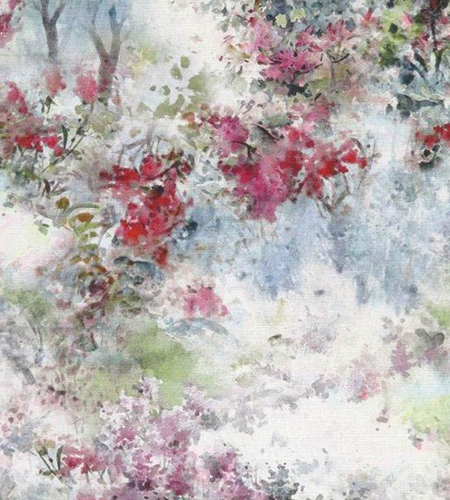 Old World Weavers Parc Oriental Blue Orchid Fabric Sample PS30660001