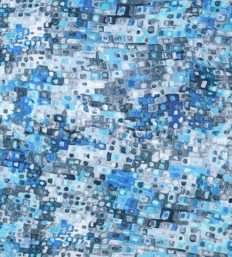 Grey Watkins Anantara Reef Blue Marine Fabric Sample PS30890001