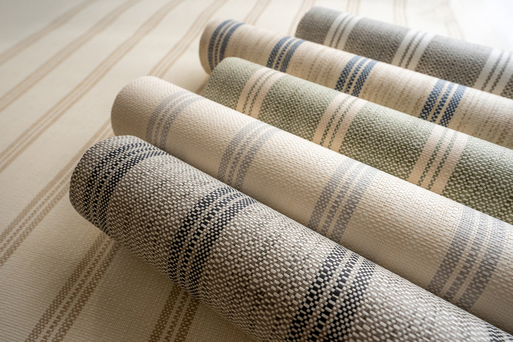 Perennials Heritage Stripe Sage Wallpaper PT104-262