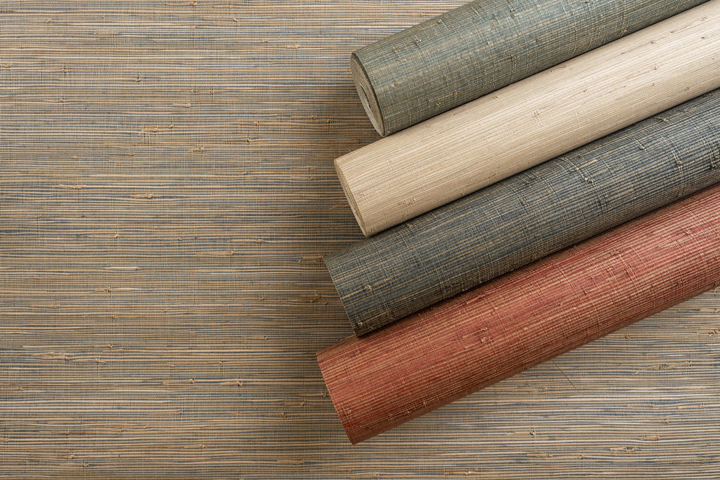 Perennials Tied Up Bluestone Wallpaper PT105-368
