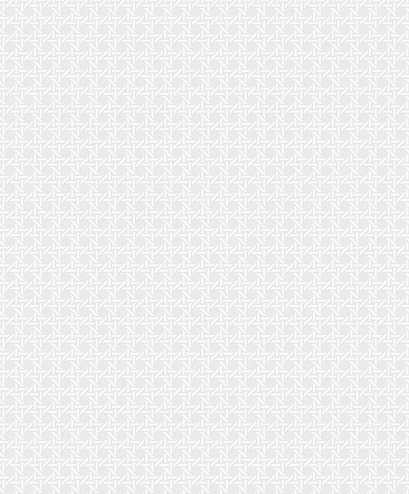 Seabrook Designs Wicker White Wallpaper Sample PW20700