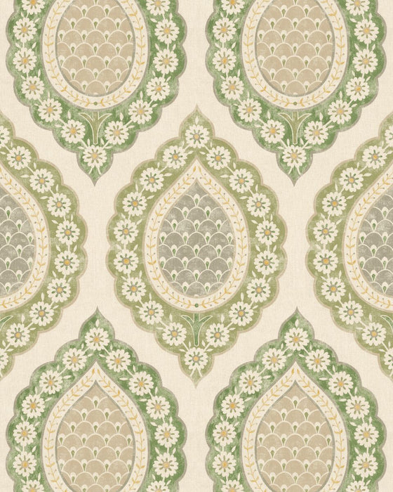 Pure Edit Indienne Wp Fennel Wallpaper Sample PWC100011.34.0