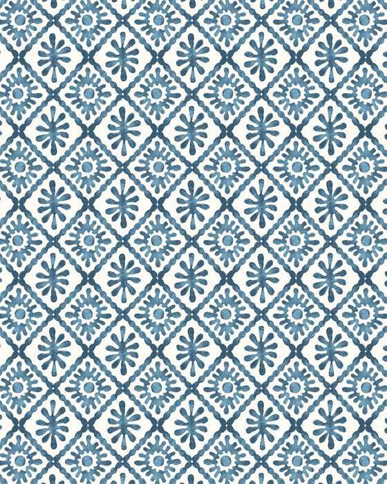 Pure Edit Sumana Wp Indigo Wallpaper Sample PWC100021.50.0
