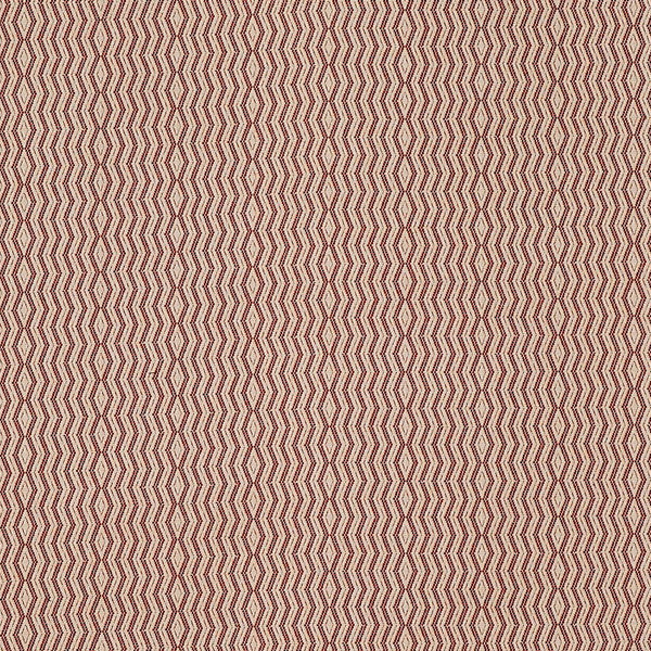 Peter Dunham Persis Red On Natural Fabric Sample 131PRS06