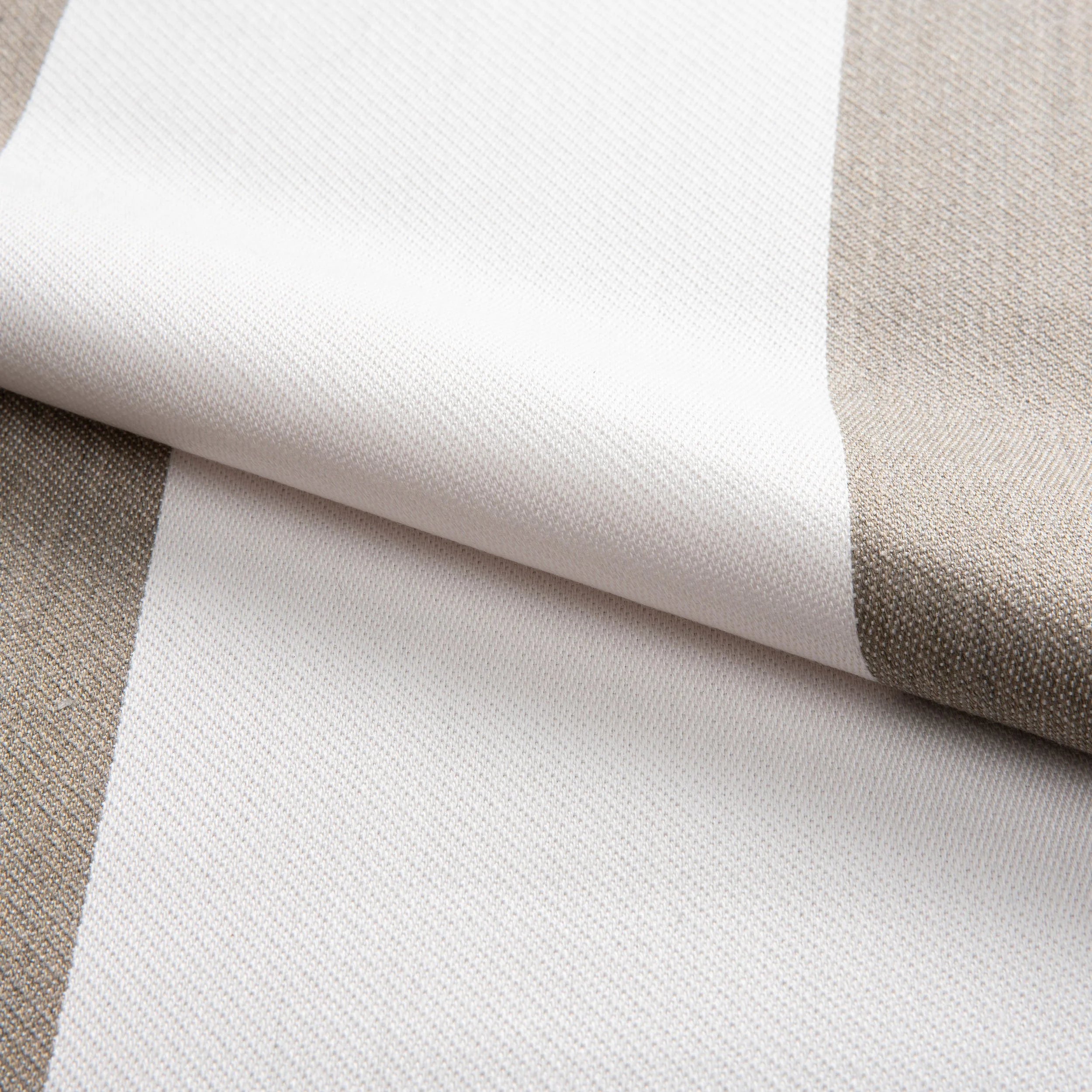 Link Outdoor Plain Stripe Putty Fabric 550-14