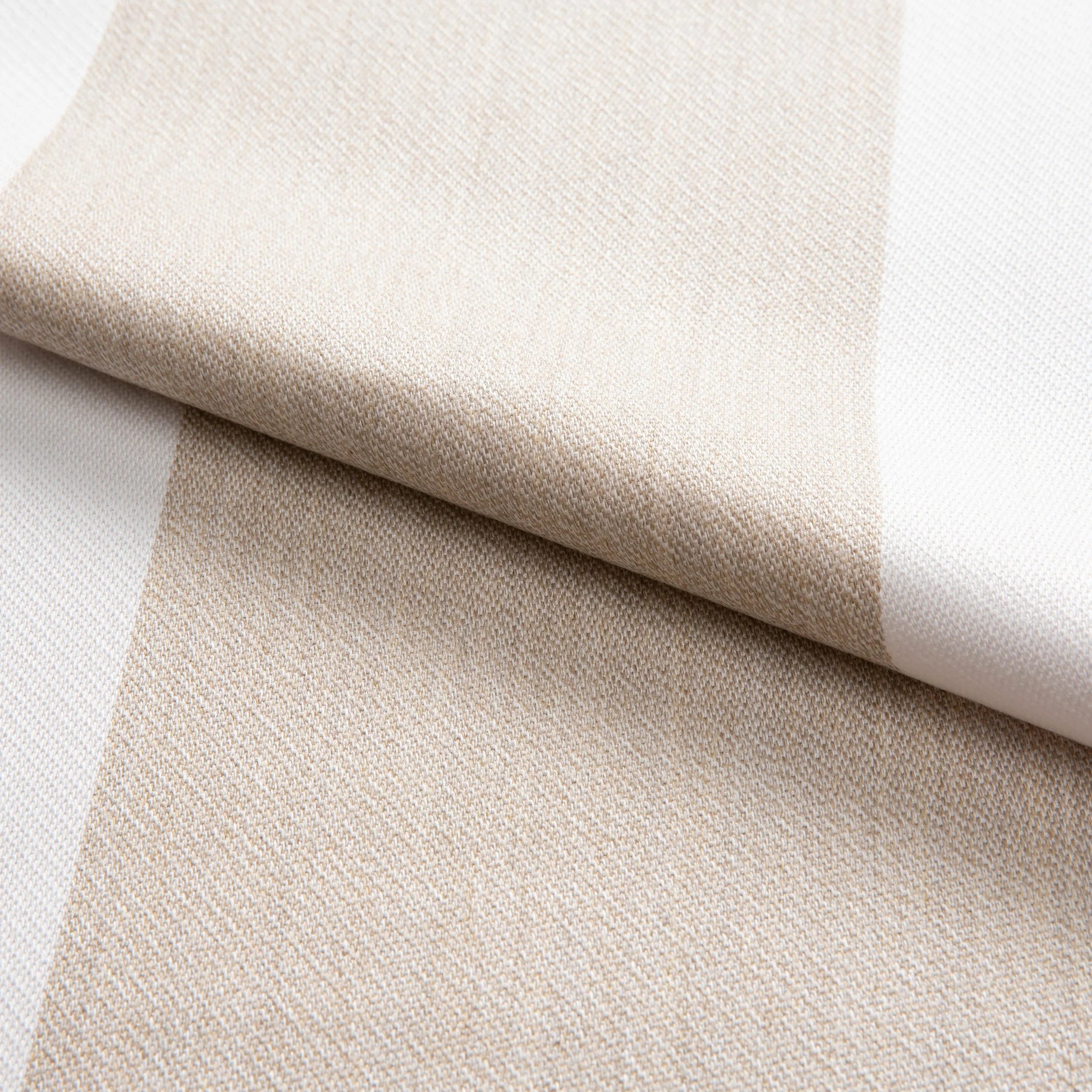 Link Outdoor Plain Stripe Sand Fabric 550-12