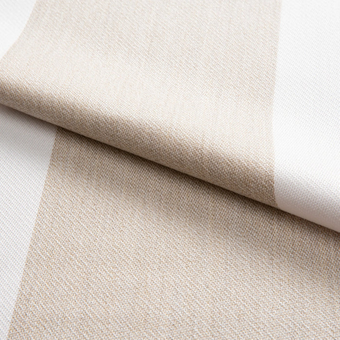 Link Outdoor Plain Stripe Sand Fabric 550-12