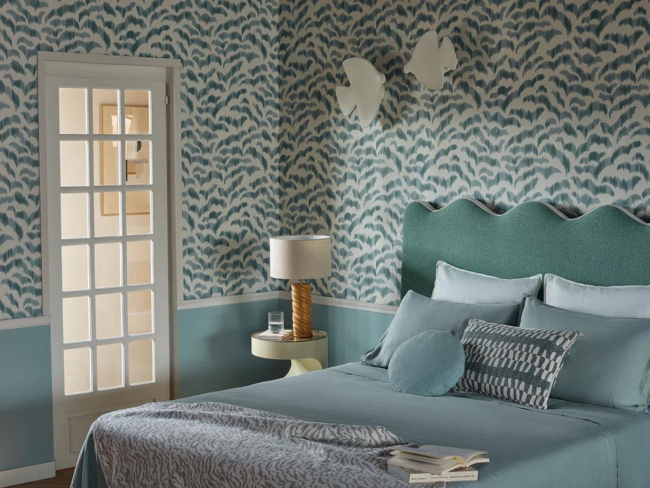 Pierre Frey Les Dunes Celadon Wallpaper Sample FP156003