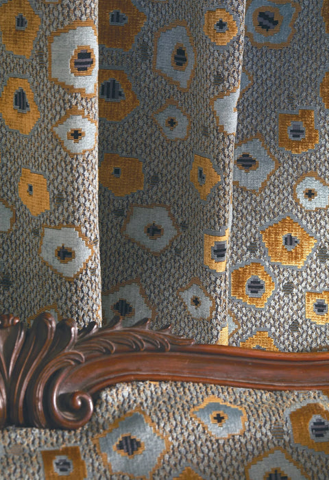 Fadini Borghi Pitti Marrone Dorato Fabric I6661001