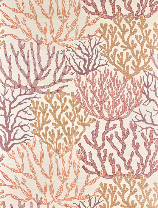 Pierre Frey Acropora Corail Wallpaper Sample FP009001