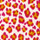 China Seas Conga Line Magenta Ochre Fabric 2100-01