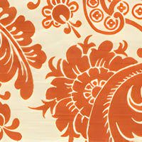 Quadrille Este Terracotta Fabric 302077F