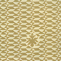 Quadrille Carlo Ii Metallic Gold Fabric 302240F-M