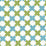 China Seas Double Cross New Blue With Jungle Green Fabric Sample 4120-03
