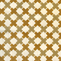 China Seas Double Cross Taupe With Camel Ii Fabric 4120-05