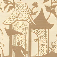 China Seas Lyford Pagoda Petite Camel Ii Fabric 6600-10