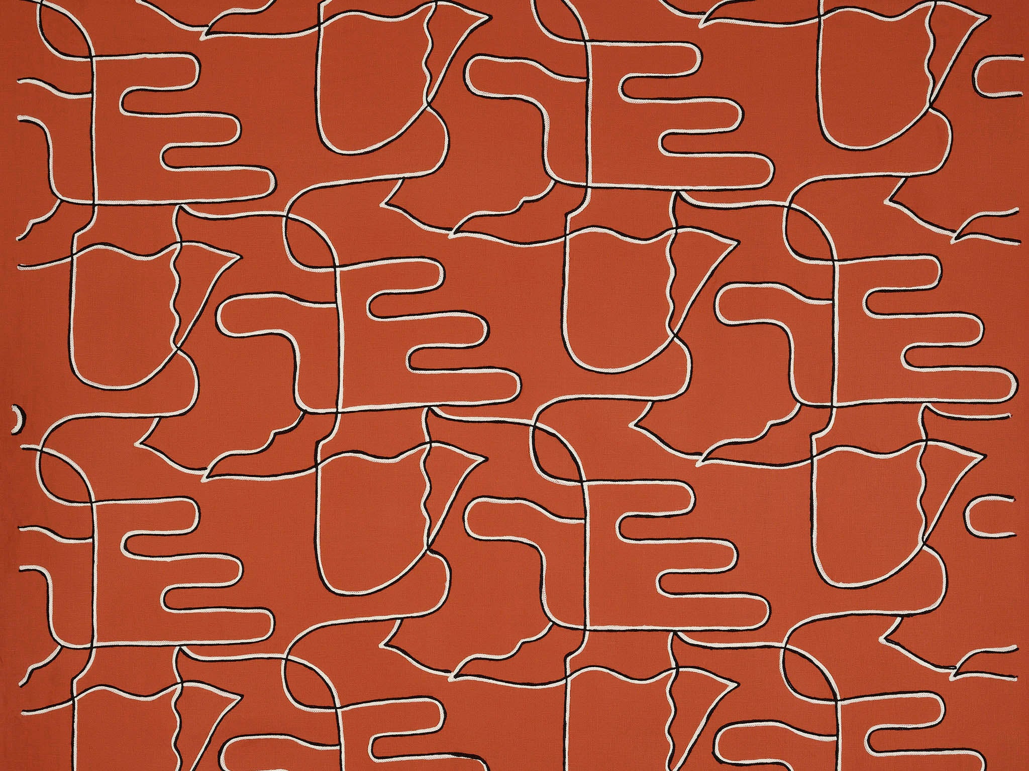 Pierre Frey Les Mouettes Terre Fabric F3524003