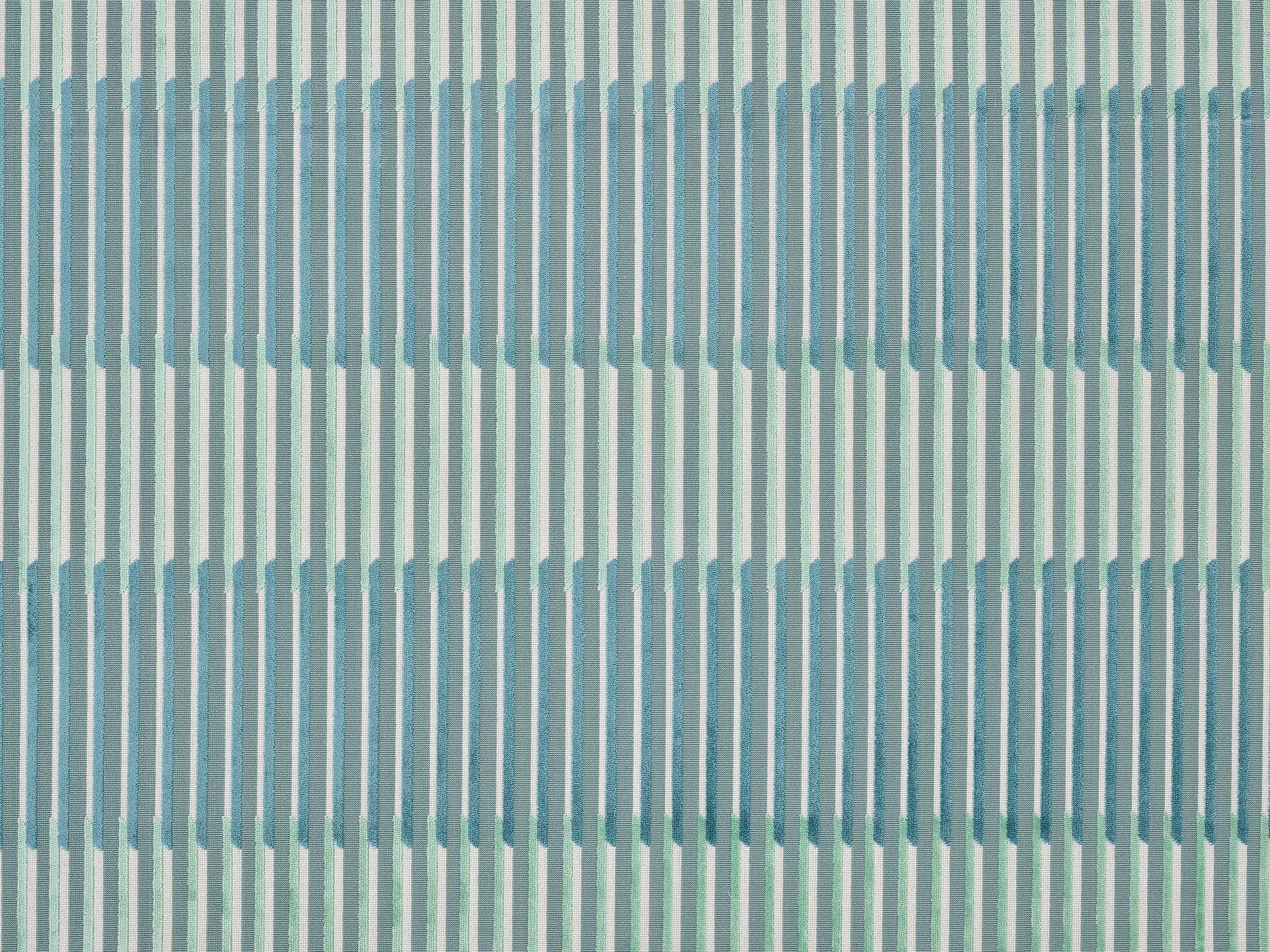 Pierre Frey Velvet Lines Celadon Fabric Sample F3551003