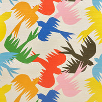 Pierre Frey Birds Traffic Multicolore Wallpaper FP207001