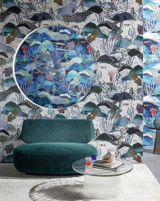 Pierre Frey Les Maldives Ocean Wallpaper FP003002