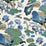 GP & J Baker Nympheus - Linen Aqua/Teal Fabric R1206.8.0