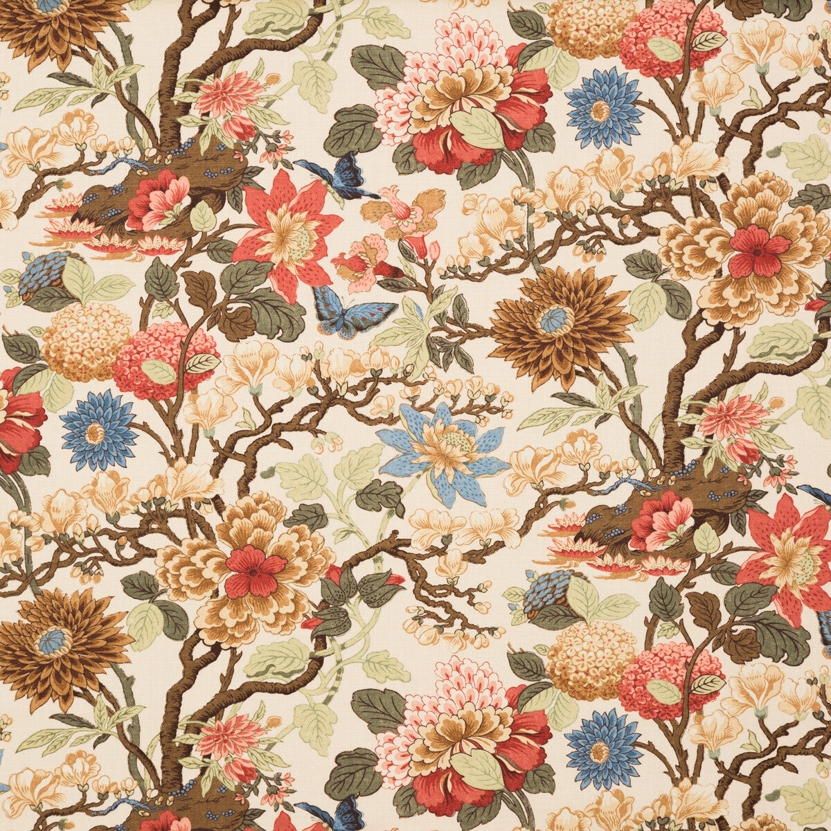 GP & J Baker Magnolia Biscuit/Sand Fabric Sample R1351.2.0