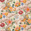 GP & J Baker Magnolia Cream/Blue Fabric R1351.4.0