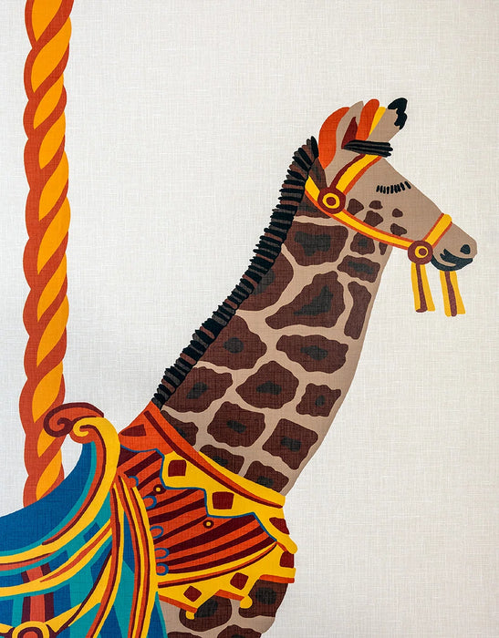Pierre Frey La Girafe Du Carrousel Multicolore Wallpaper FP247001