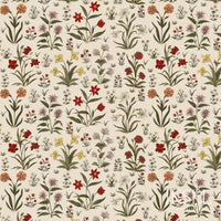 Iksel Mogul Flowers Cotton Original Fabric RF315BCS01