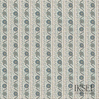 Iksel Suzani Borders Blues Fabric RF504CR54