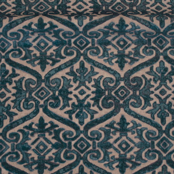 Schumacher Loredan Peacock Fabric RF901CS57