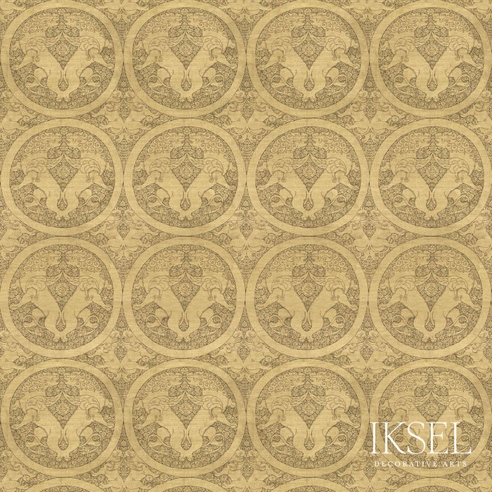 Schumacher Ogodei Lions Original Fabric RF902CS01