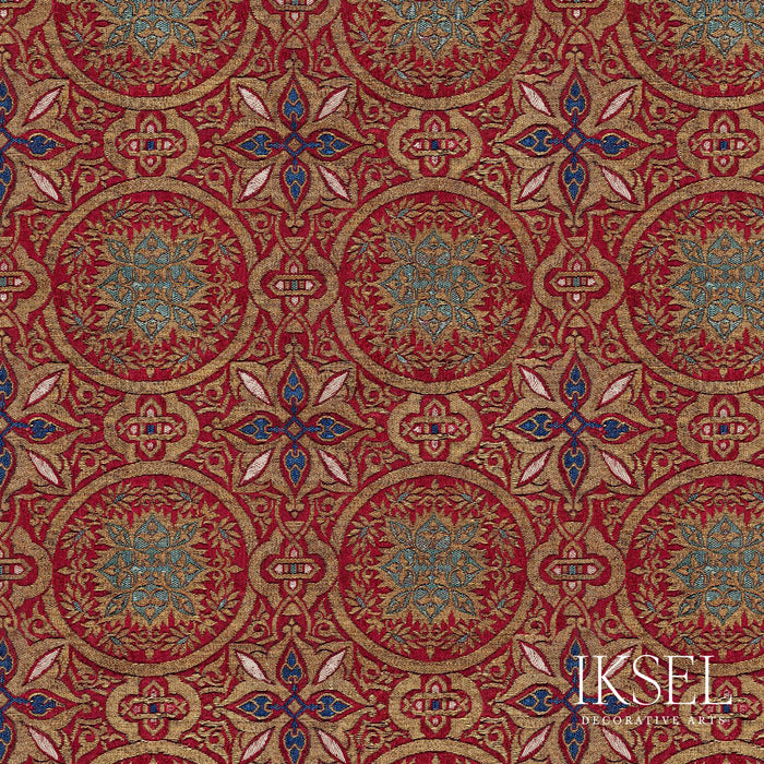 Schumacher Granada Circles Viscose Original Fabric RF903ACS01