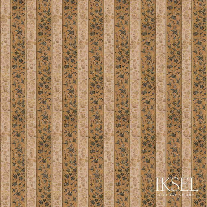 Schumacher Delhi Stripe Linen Original Fabric Sample RF923BCS01