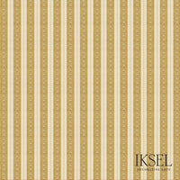 Iksel Safavid Wide Stripe Gold Fabric RF929CR71