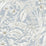 York Orchid Conservatory Toile Blue & Taupe Wallpaper RT7884