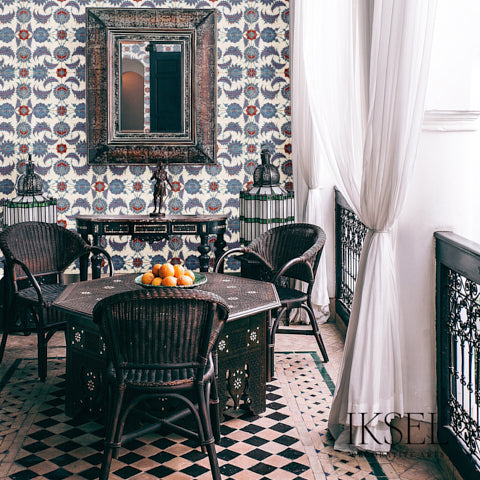 Schumacher Iznik Rustem Original Wallpaper Sample RW102CS01-255