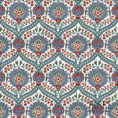 Schumacher Iznik Harem Original Wallpaper Sample RW107CS01-255