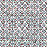 Iksel Iznik Carnation Bouquet Original Wallpaper RW108CS01-255