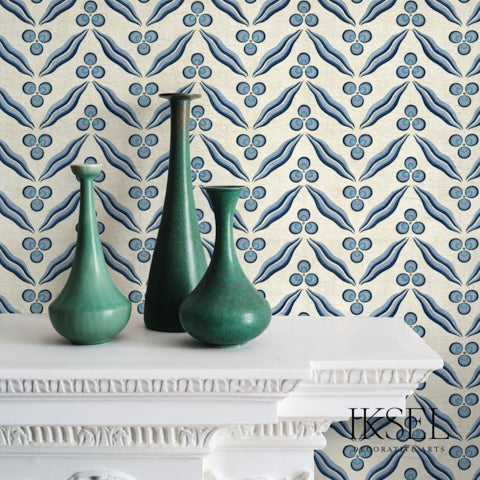 Schumacher Iznik Chintamani Original Wallpaper Sample RW110CS01-255