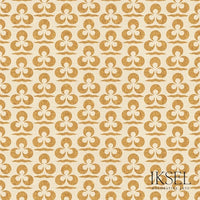 Iksel Iznik Chintamani & Crescent Cream-Gold Wallpaper RW111CR44-255