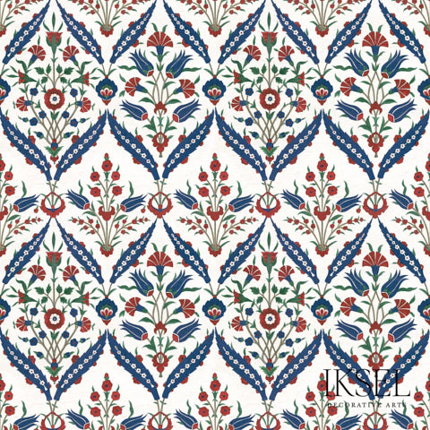 Schumacher Iznik Aisha Original Wallpaper Sample RW116CS01-255