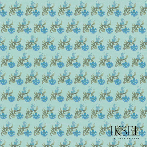 Schumacher Carnation & Tulip Original Wallpaper Sample RW203CS01-255