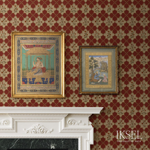 Schumacher Rajmata Jali Original Wallpaper Sample RW305CS01-255