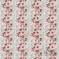 Iksel Indienne Red Wallpaper RW306CR52-255