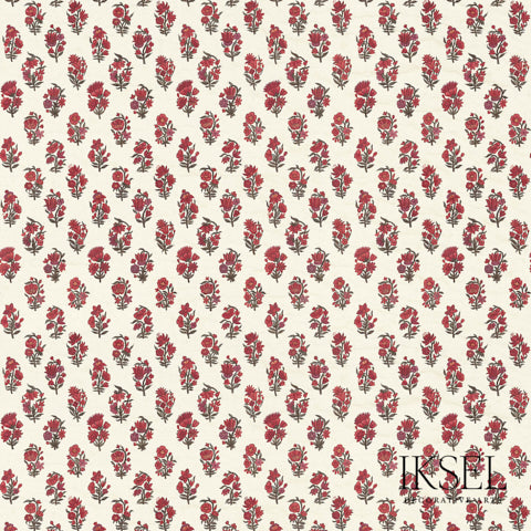 Schumacher Small Boteh Original Wallpaper Sample RW318CS01-255