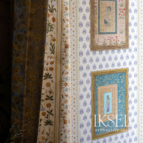 Schumacher Mogul Bouquet Original Wallpaper Sample RW319CS01-255